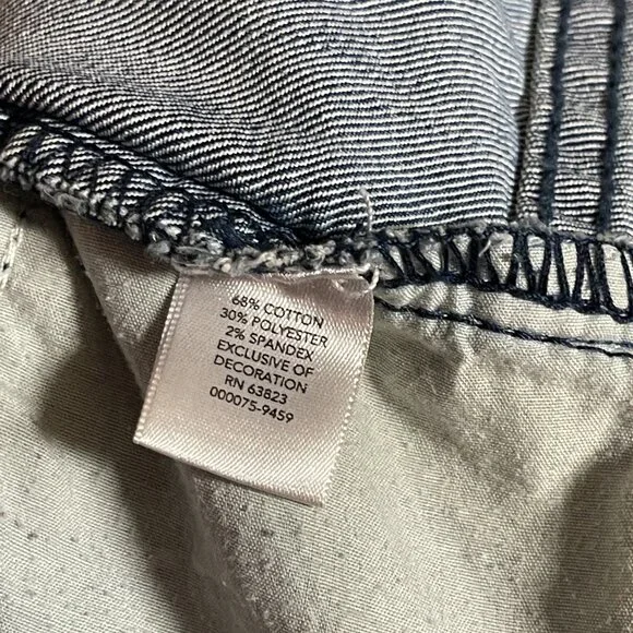 CJ Banks Denim Bermuda Shorts with Embellished Pockets โ Size 24W - Picture 9 of 11